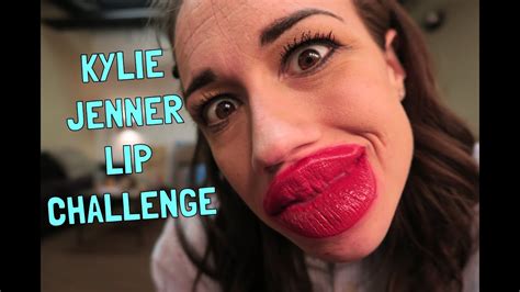 kylie jenner lip challenge how long